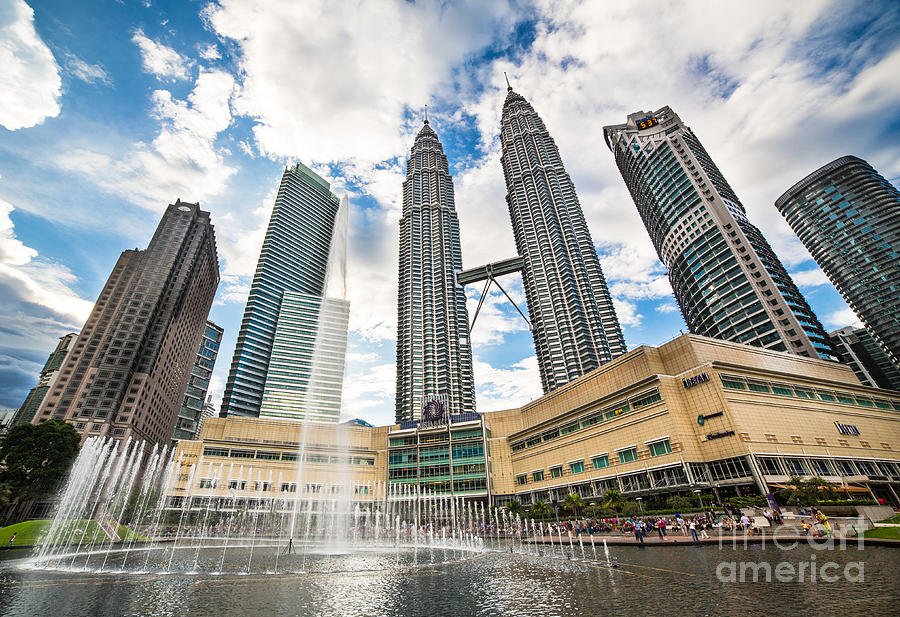 Kuala Lumpur Petronas towers Photograph by Didier Marti