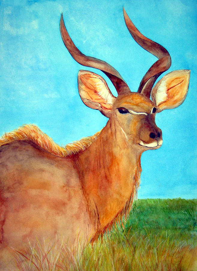 Kudu Painting by Patricia Beebe