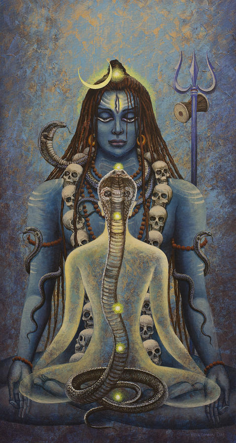 Kundalini Shakti Painting by Vrindavan Das