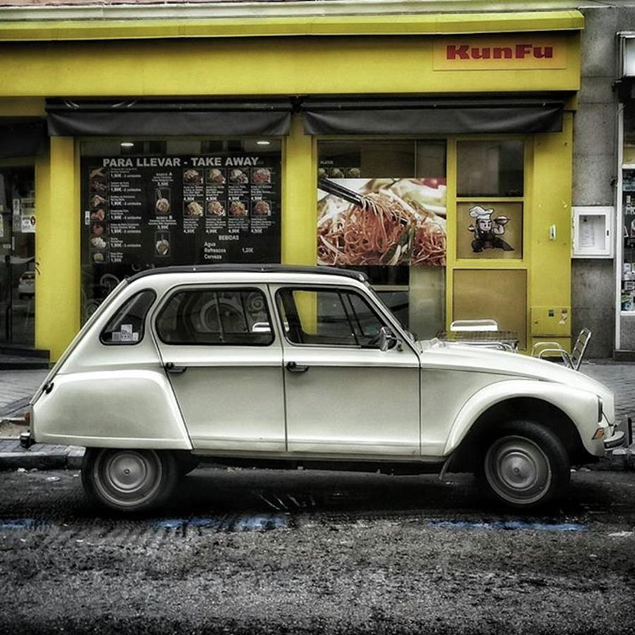 Car Photograph - Kunfu Car
#2cv #dyane #dyane6 by Rafa Rivas