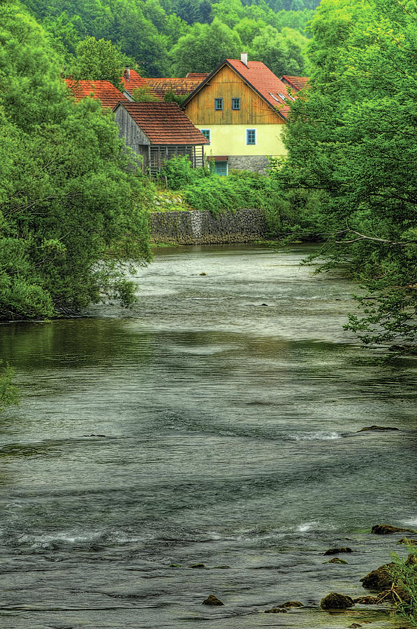 Kupa River Flowing Through Turke Croatia Photograph by Don Wolf
