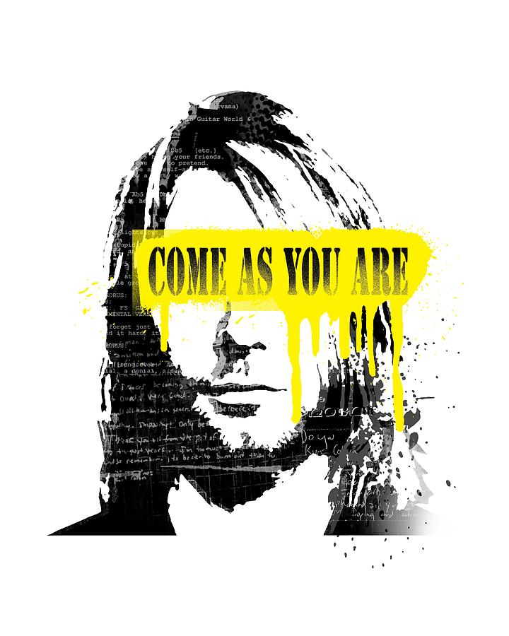 Kurt Cobain Art Painting by Art Popop