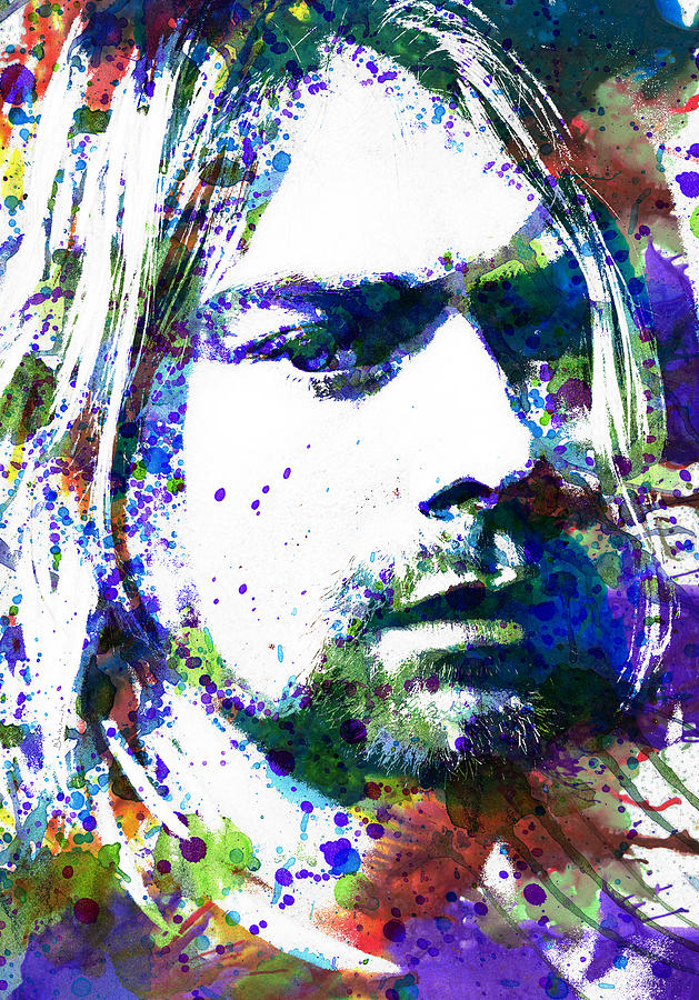 Kurt Cobain Painting by Dante Blacksmith - Fine Art America