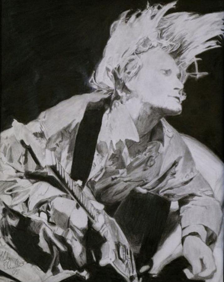 Kurt Cobain Drawing - Kurt Cobain by Mike Eliades