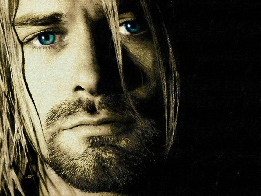Kurt Cobain Painting - Kurt Cobain Nirvana by Tony Rubino