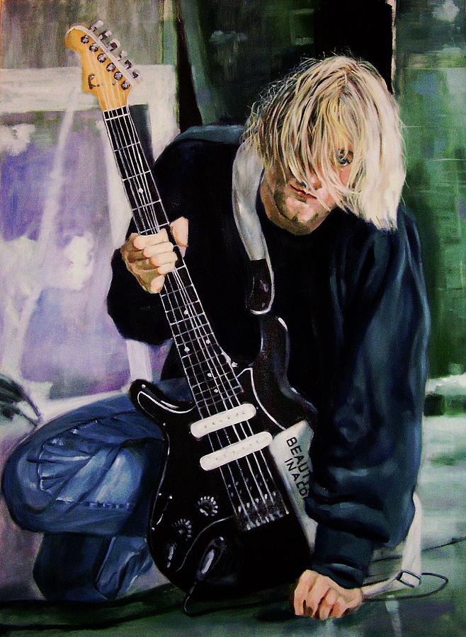 Kurt Cobain Painting - Kurt Cobain  by Rutuja Padwal