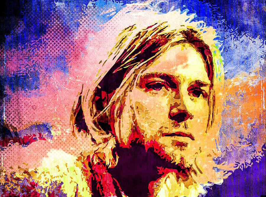 Kurt Cobain Mixed Media