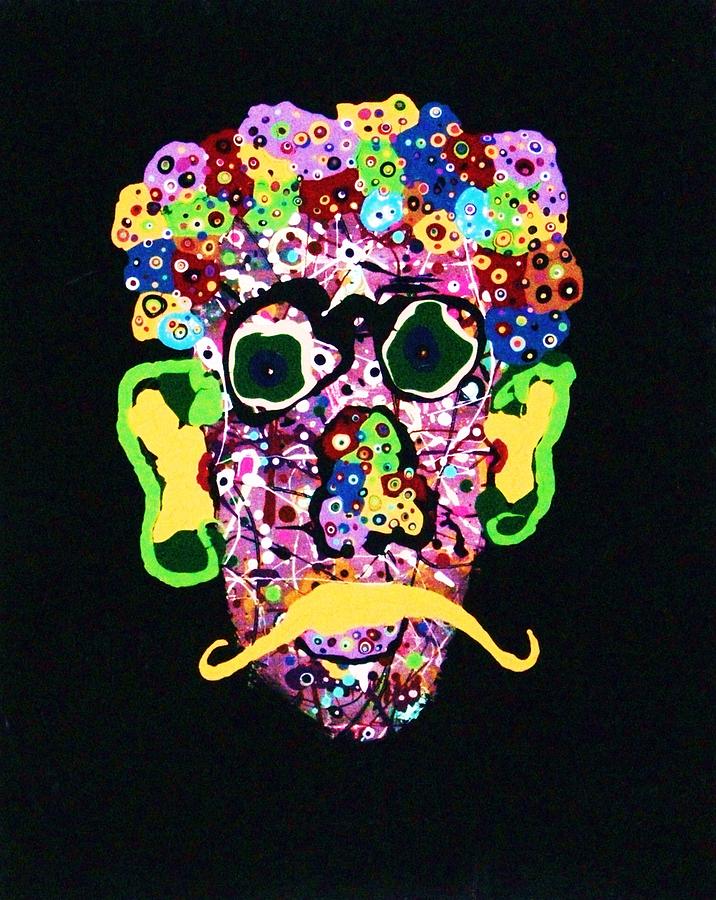 Abstract-expressionism Painting - Kurt Vonnegut Jr. by Charlotte Nunn