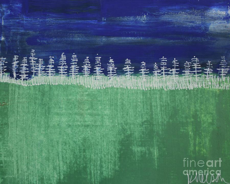 Woods Painting - Kurts Woods by Kim Nelson Woods Painting - Kurts Woods by Kim Nelson