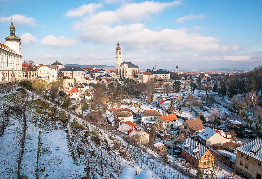 Kutna Hora in Winter. Czech Republic Photograph by Jenny Rainbow