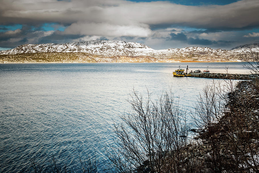 Kvaenangen Dock Troms Norway Photograph by Adam Rainoff