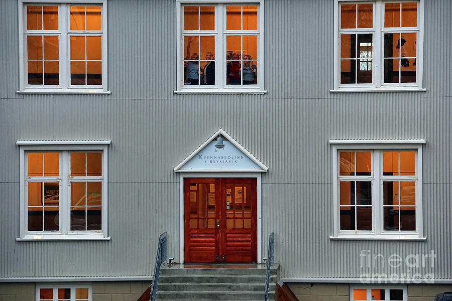 Kvennaskolinn  School Reykjavik 7209 Photograph by Jack Schultz