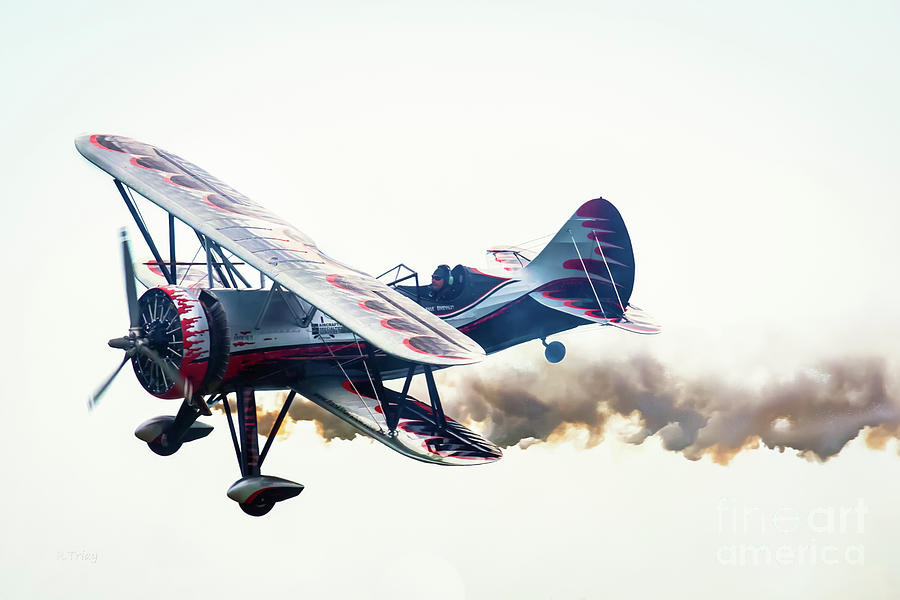 Kyle Franklin Dracula Biplane  Photograph by Rene Triay FineArt Photos