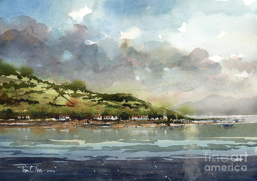 Kyles of Bute Painting by Tim Oliver