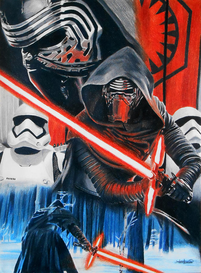 mural Kylo Ren Star Wars