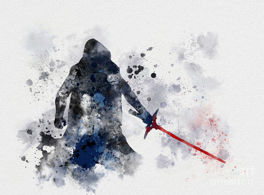 Kylo Ren Mixed Media by My Inspiration