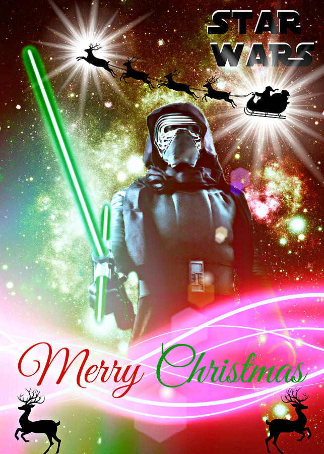 Kylo Ren Wishes You A Merry Christmas Photograph by Aurelio Zucco