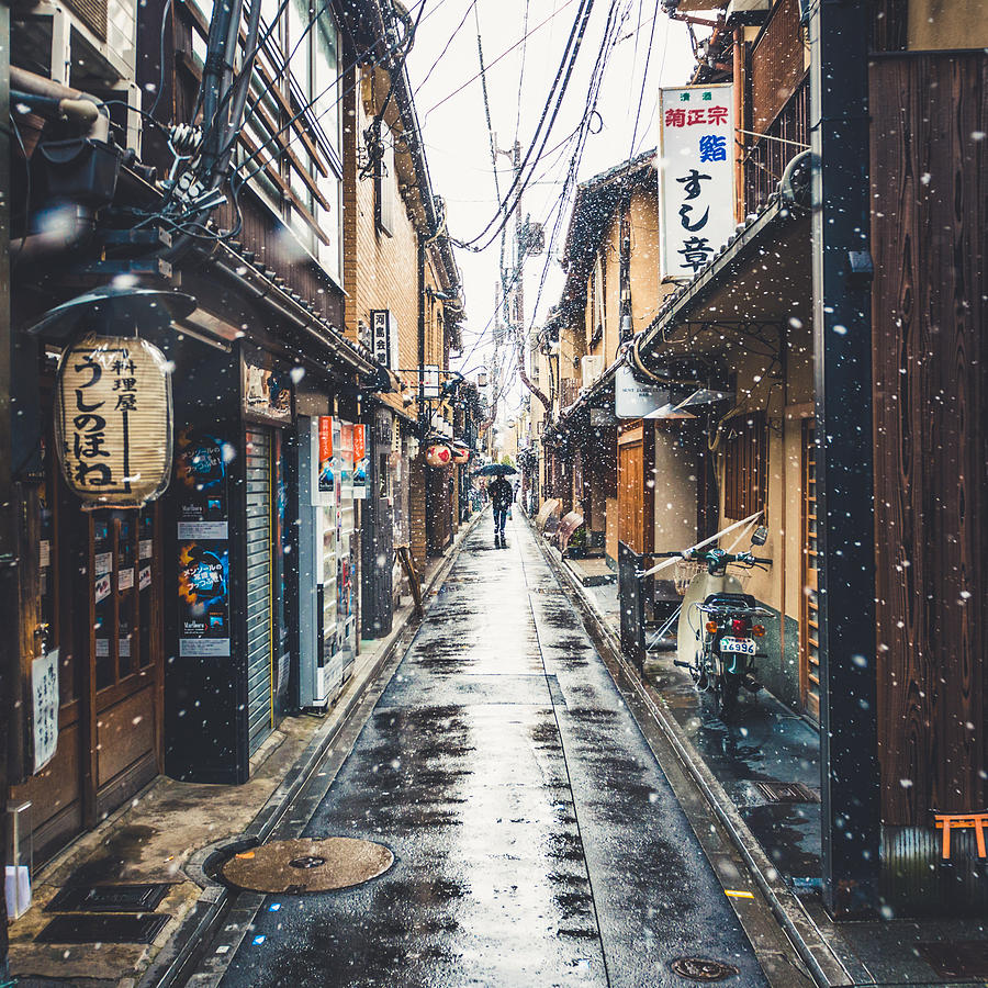 Kyoto Snow Day Photograph by Cory Dewald Fine Art America