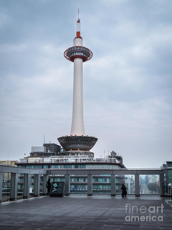  Kyoto Tower, Japan Photograph by Perry Rodriguez