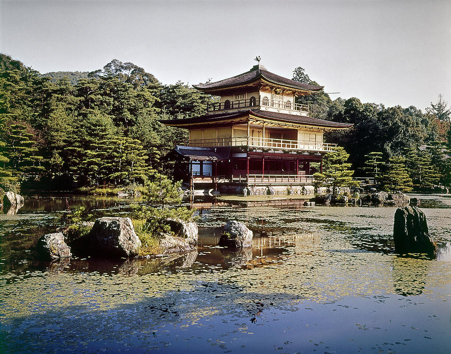 Kyoto: Zen Buddhist Temple Photograph by Granger