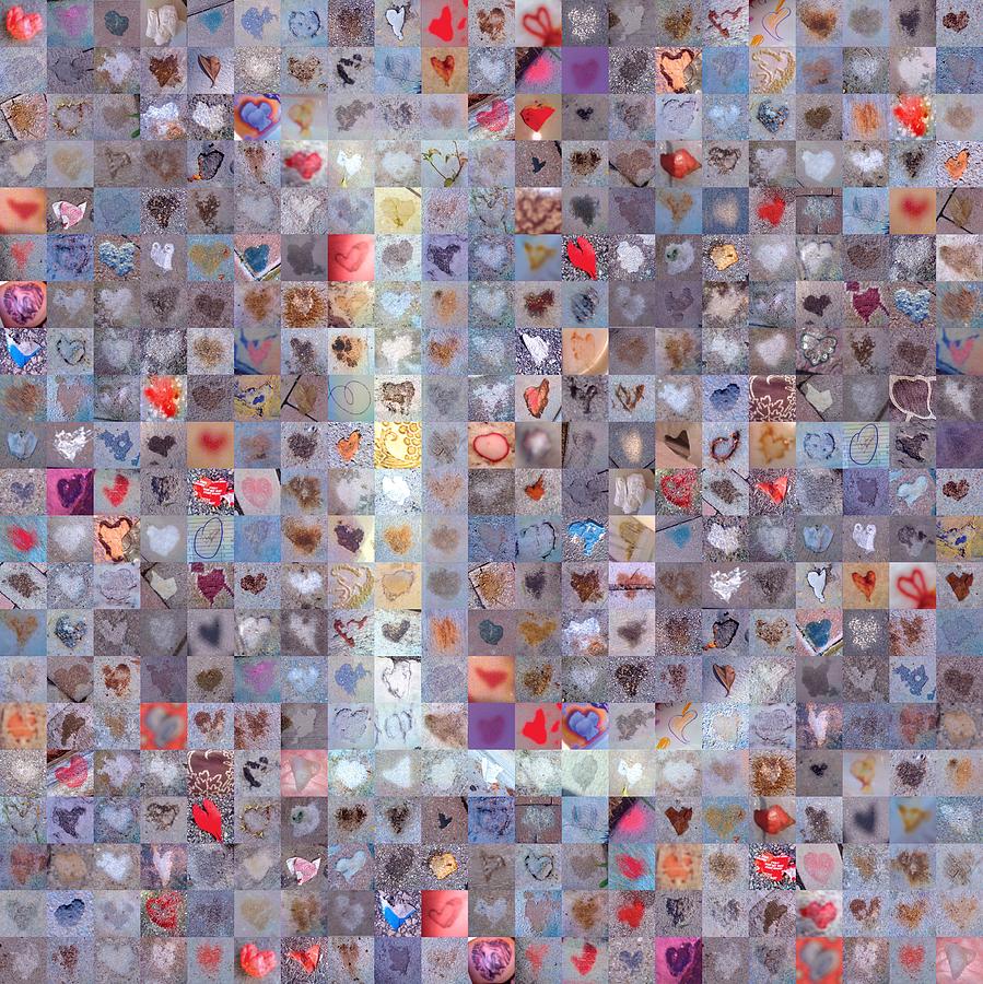 L in Confetti Digital Art by Boy Sees Hearts