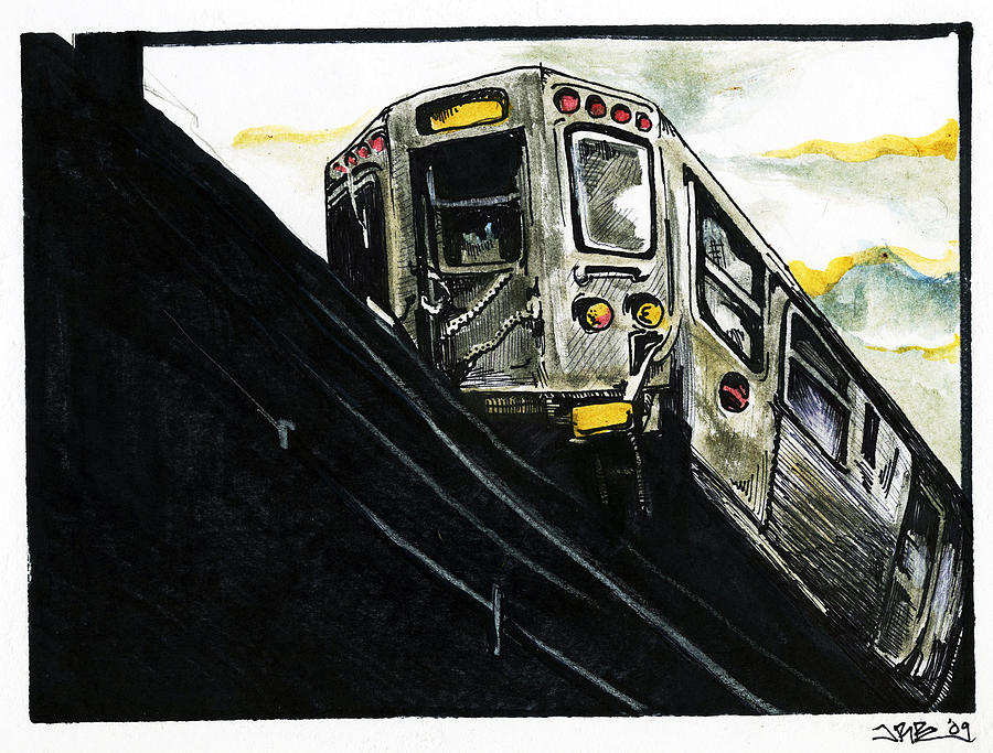 how to draw a subway train