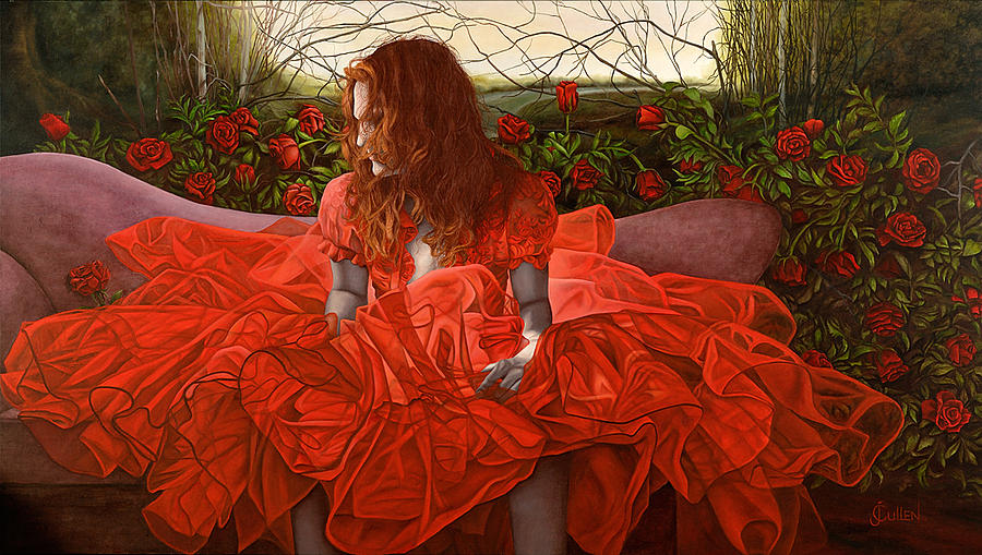 Figurative Painting - L unique by Johanne Cullen Figurative Painting - L unique by Johanne Cullen
