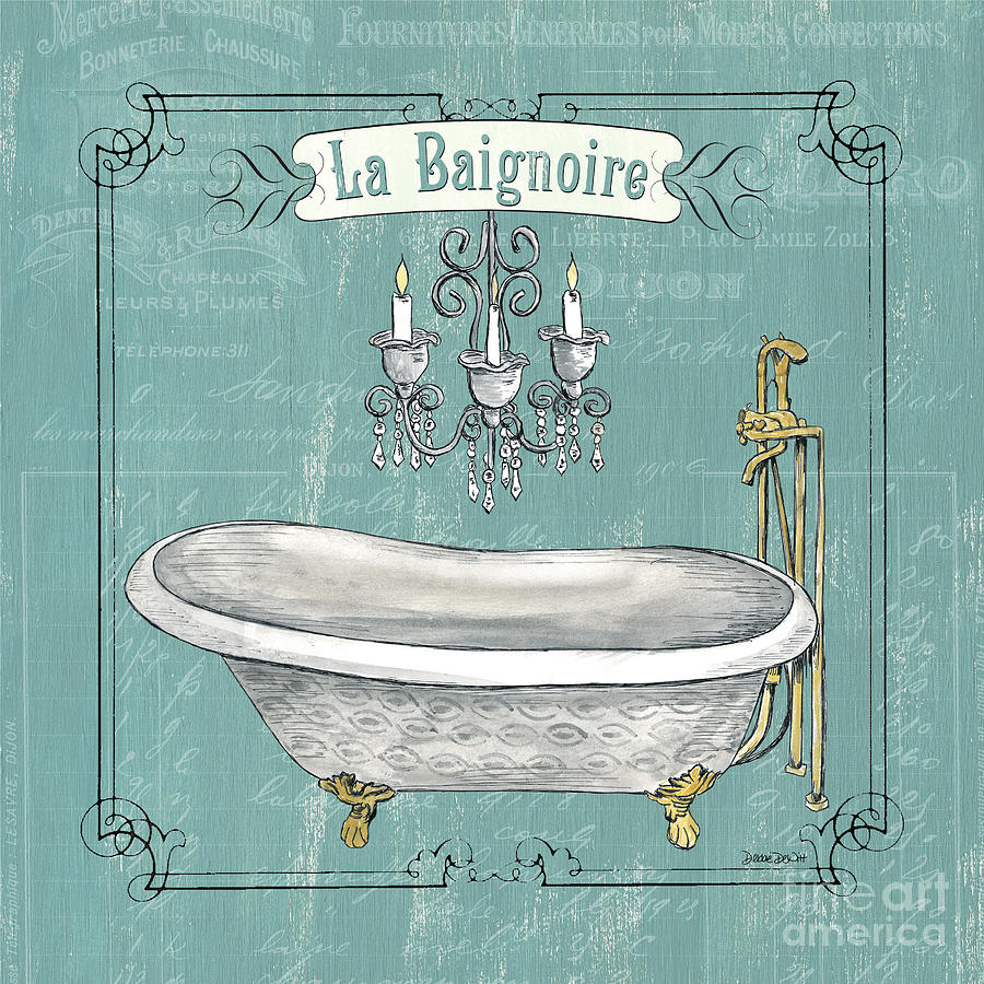 Bath Painting - La Baignoire by Debbie DeWitt