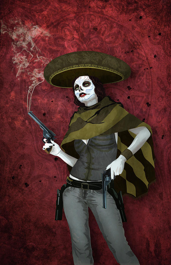 La Bandida Muerta Digital Art by Jason Casteel