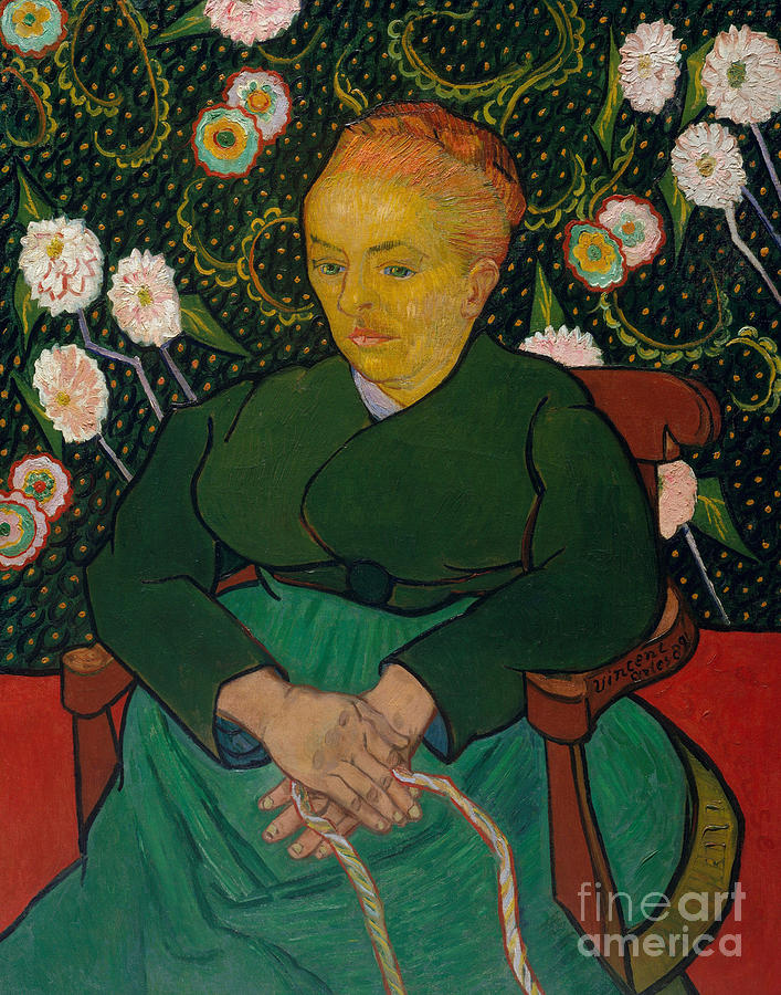 La Berceuse, 1889  Painting by Vincent Van Gogh
