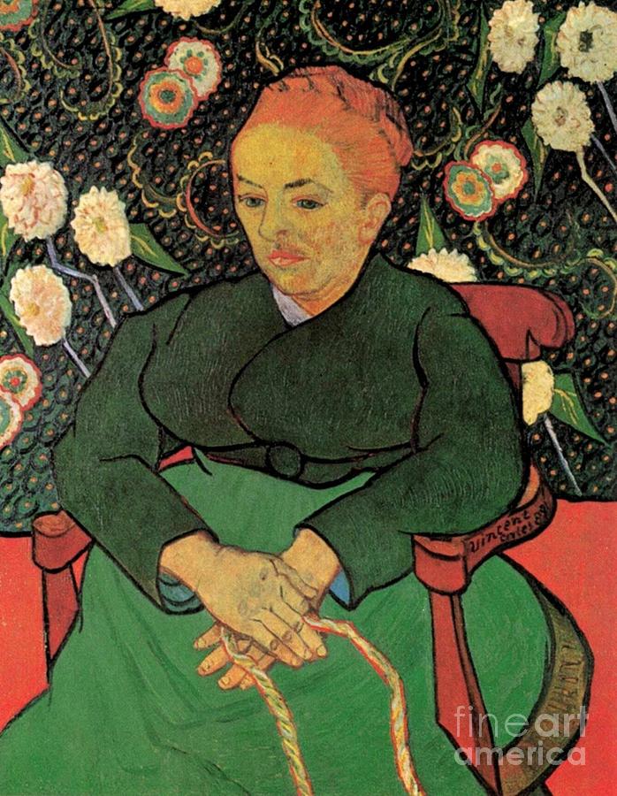 La Berceuse Augustine Roulin 2 Painting by Vincent Van Gogh - Fine Art ...