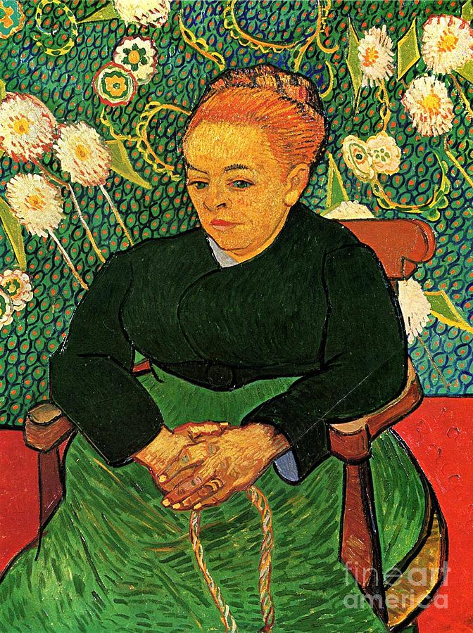 La Berceuse Augustine Roulin Painting By Vincent Van Gogh 