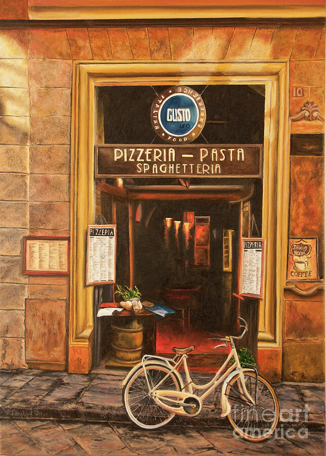 La Bicicletta Painting by Charlotte Blanchard