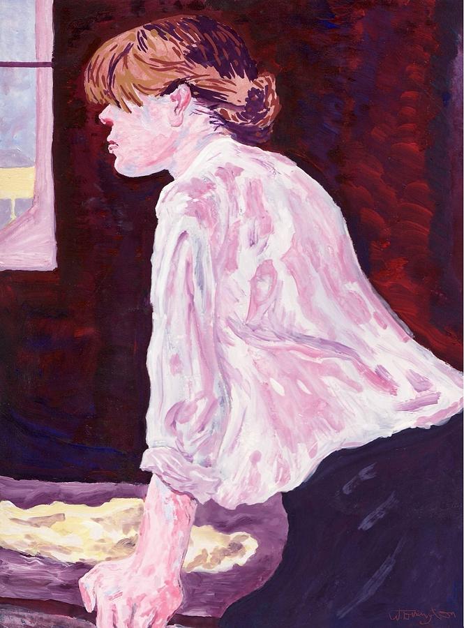 Female Figure Painting - La Blanchiseusse by Bill Torrington Female Figure Painting - La Blanchiseusse by Bill Torrington
