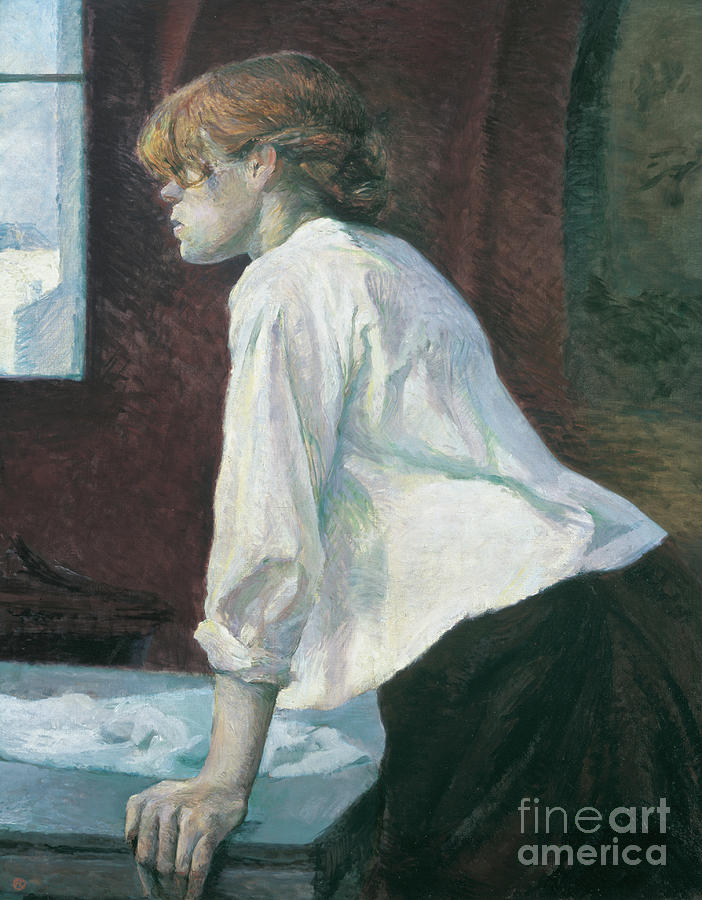 La blanchisseuse Painting by Henri de Toulouse-Lautrec