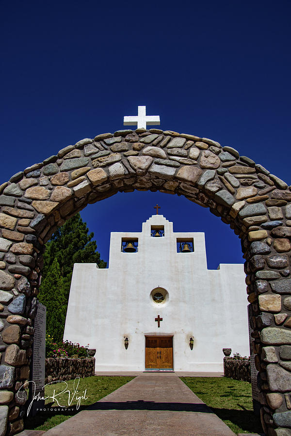 Church Photograph - La Casa de Dios by John Vigil