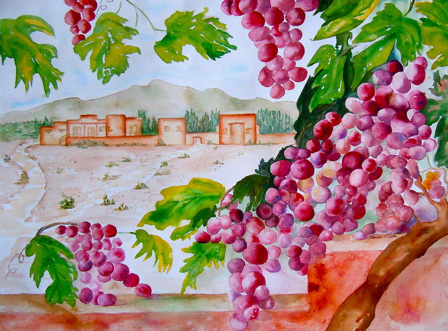 La Casa Del Vino Painting by Sharon Mick