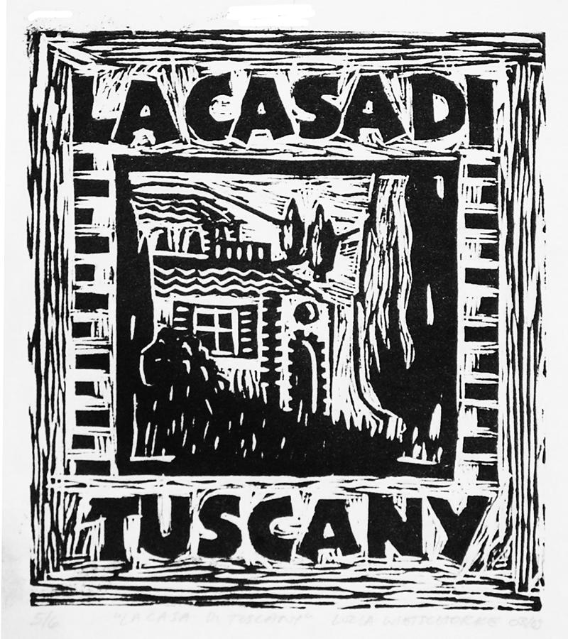 Landscape Photograph - La Casa di Tuscany by Luzia Light