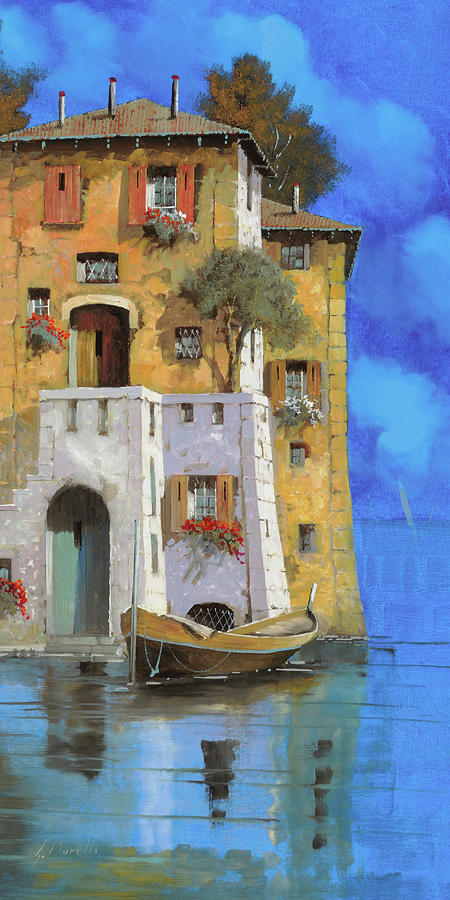 La Casa Sullacqua Painting by Guido Borelli La Casa Sullacqua Painting by Guido Borelli