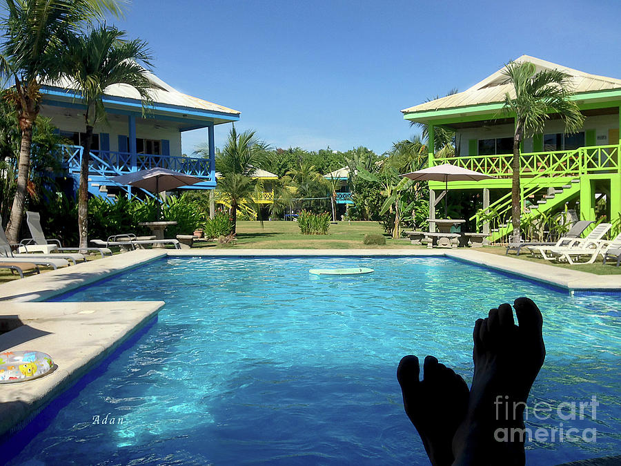 la Casita Playa Hermosa Puntarenas Costa Rica - Happy Feet Photograph by Felipe Adan Lerma