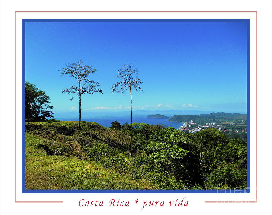 la Casita Playa Hermosa Puntarenas Costa Rica - Lost on Parrot Hill Greeting Card Poster Photograph by Felipe Adan Lerma
