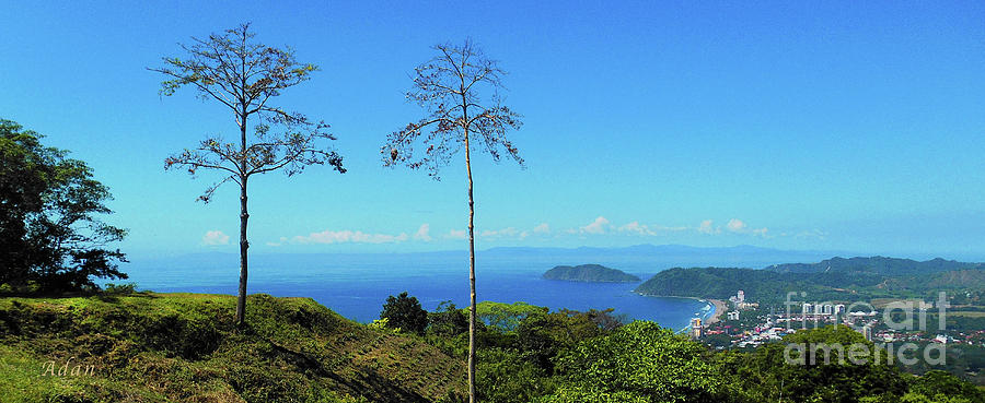 la Casita Playa Hermosa Puntarenas Costa Rica - Lost on Parrot Hill Panorama Photograph by Felipe Adan Lerma