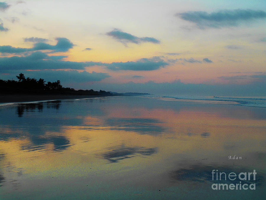 la Casita Playa Hermosa Puntarenas - Sunrise One - Painted Beach Costa Rica Photograph by Felipe Adan Lerma