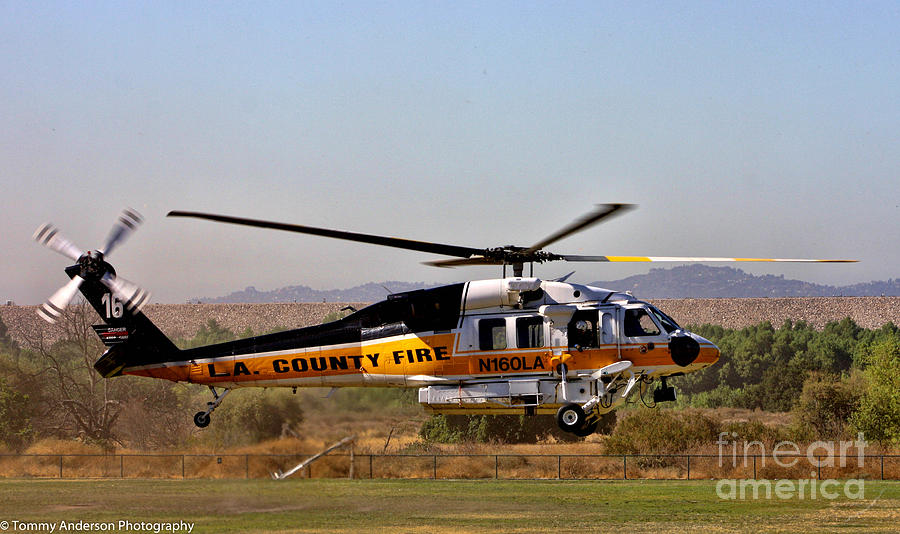 La County Fire Air Support Photograph