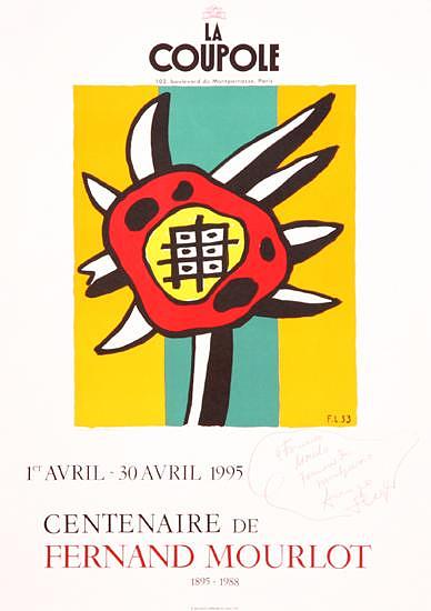 Coupole Painting - La Coupole by Fernand Leger