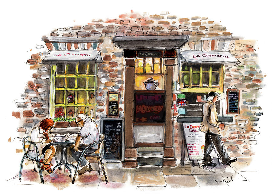 La Cremeria In York Painting by Miki De Goodaboom