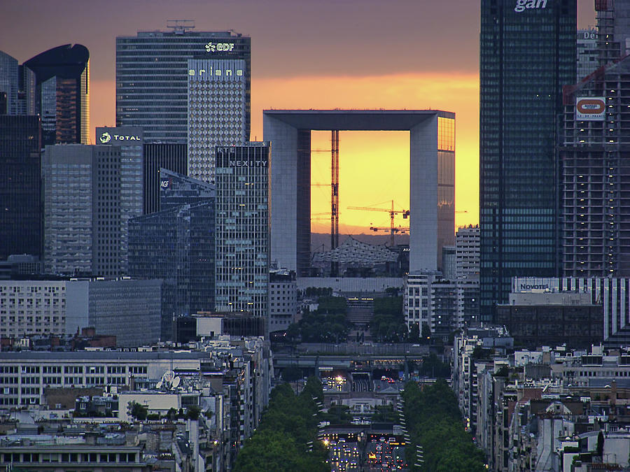 La Defense - La Grande Arche - Paris Photograph by Nikolyn McDonald
