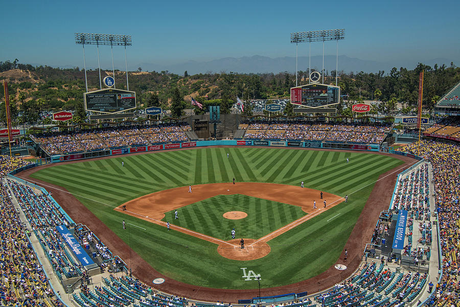 LA Dodgers Los Angeles California Baseball Photograph by David Haskett II