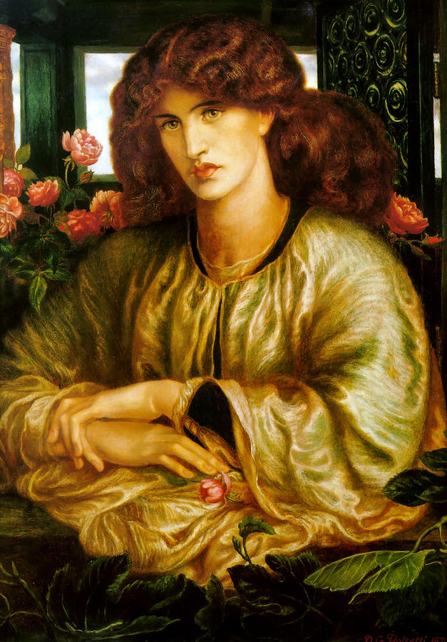 La Donna Della Finestra Painting by Dante Gabriel Rossetti