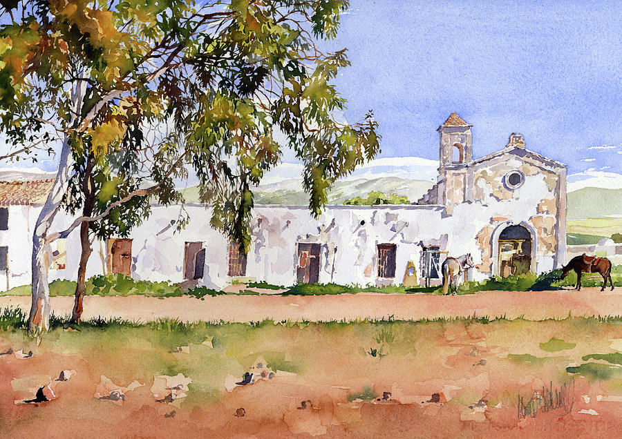 La Ermita Del Fraile Painting by Margaret Merry